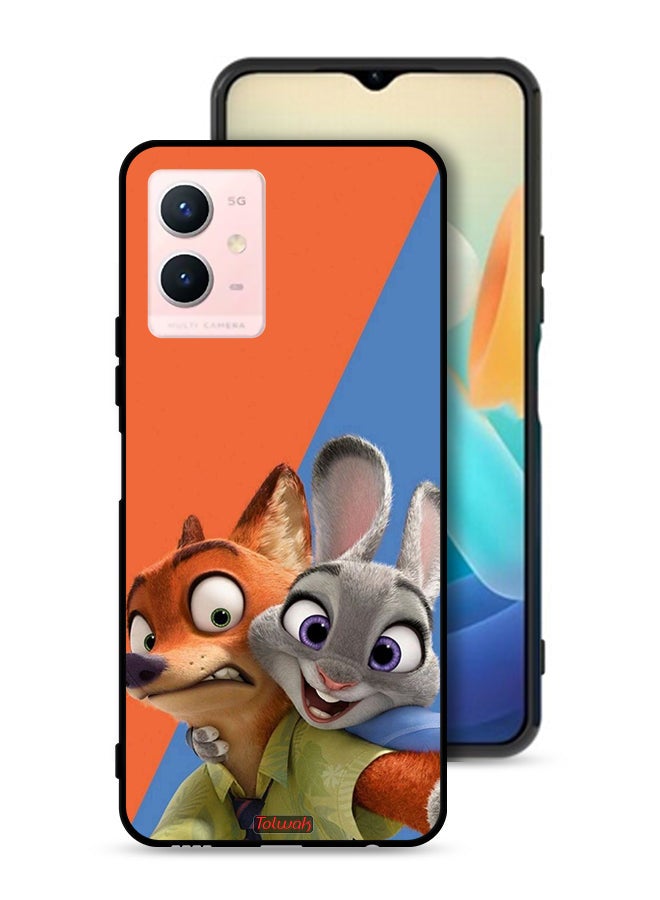 Tolwak Vivo Y33s 5G Protective Case Cover Best Friends - Image 1