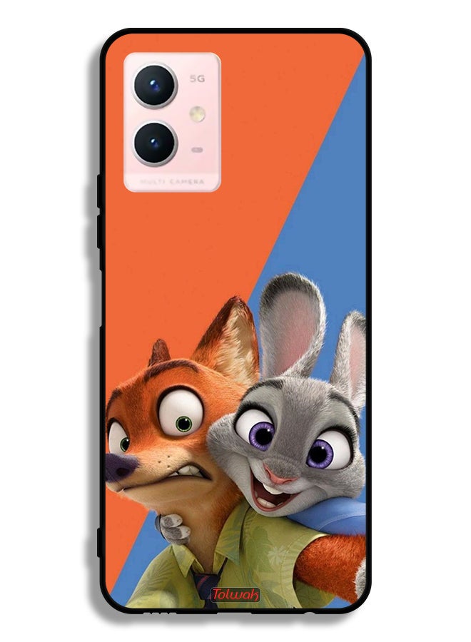Tolwak Vivo Y33s 5G Protective Case Cover Best Friends - Image 2