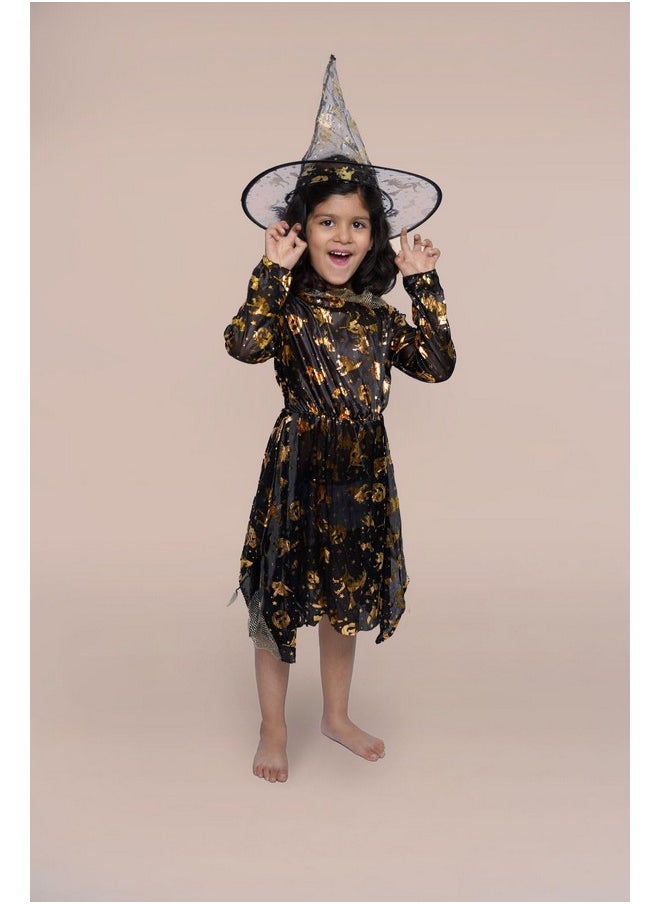 BookMyCostume BookMyCostume Starry Witch Kids Fancy Dress Costume | Halloween Theme | Imported 5-6 years  - Image 5