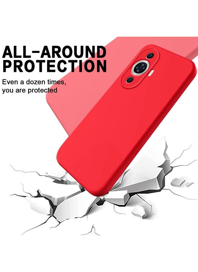 Zaboon - Case For Huawei nova 12 Lite/nova 12 Active Solid Color Liquid Silicone Dropproof Full Coverage Protective Case - Image 1