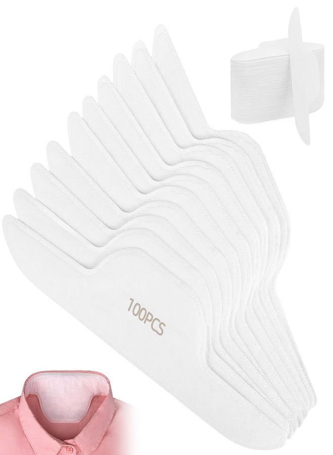 Homaisson 100 PCS Neck Collar Sweat Pads, Disposable Collar Sweat Pads for Men Women Shirts, Fitted Neck - Image 2