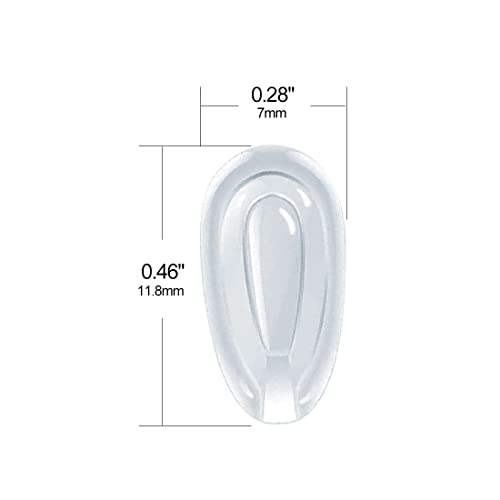 Eazean Replacement Nose Pads for Oakley Eyeglasses/Sunglasses, 5 Pairs Clear Silicone Nose Pieces Guards - Image 5