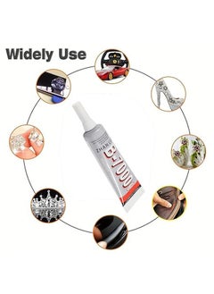 ZHANLIDA B7000 Jewelry Rhinestones, Clear Super Glue Transparent Industrial Adhesive for Phone Repair Jewelery Making Crafts Gem Fabric Metal Nail Art Stone Wood Glass Bead  - Image 5