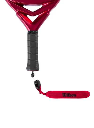 Wilson Padel Wrist Cord Comfort Cuff - 1 Red Cord