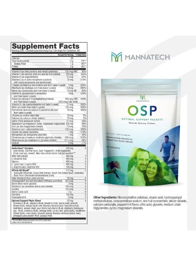 Mannatech Optimal Support Packets for Active Lifestyle - 60 Packets - Image 2