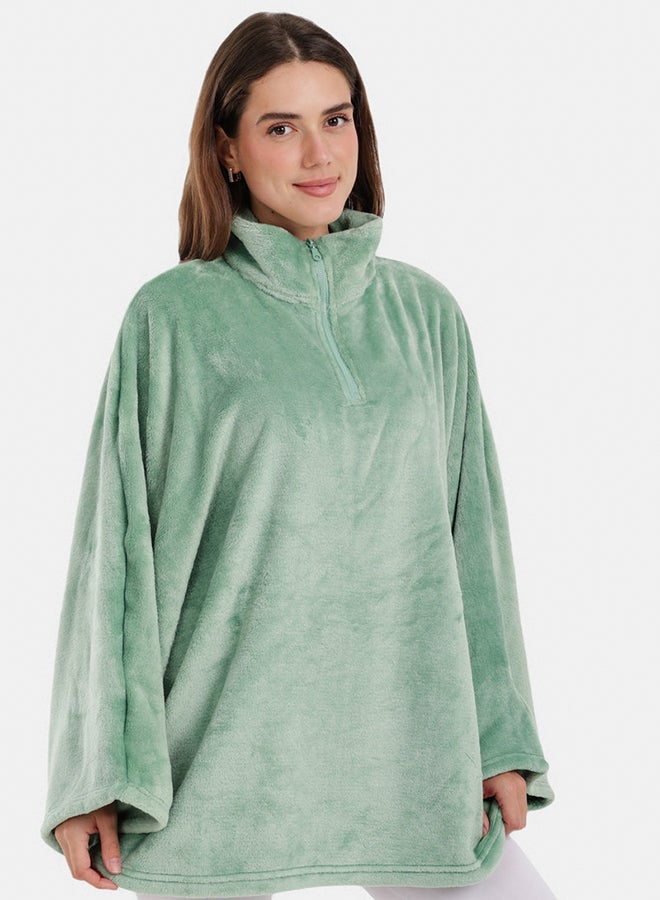 Carina Velvet Poncho Wearable Blanket - Image 2