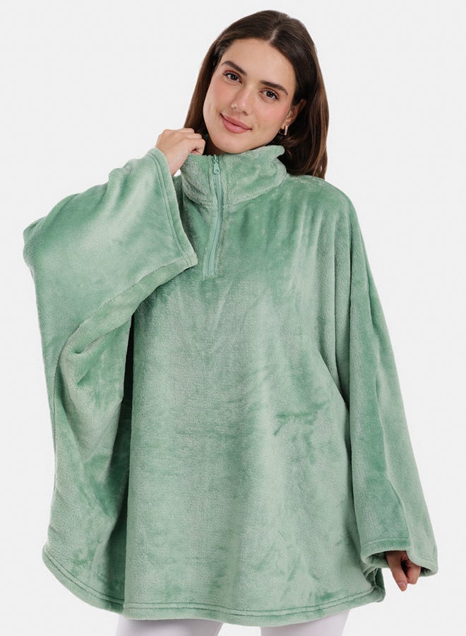 Carina Velvet Poncho Wearable Blanket - Image 1