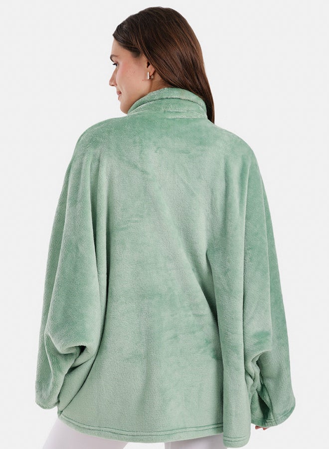 Carina Velvet Poncho Wearable Blanket - Image 4