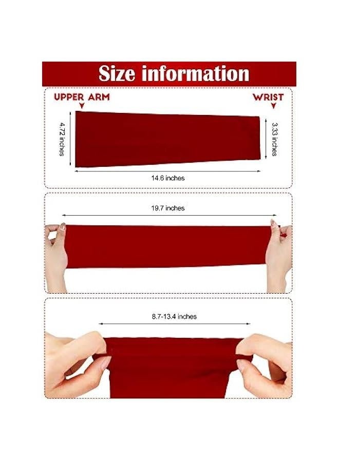 9 Pairs UV Protection Sleeves Cooling Sleeves Long Arm Covers Arm Sleeves for Men and Women - Image 2