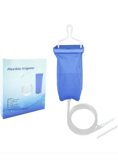 Loquat 2L Reusable Foldable Home Enema Kit For Constipation And Hygiene Blue  - Image 4
