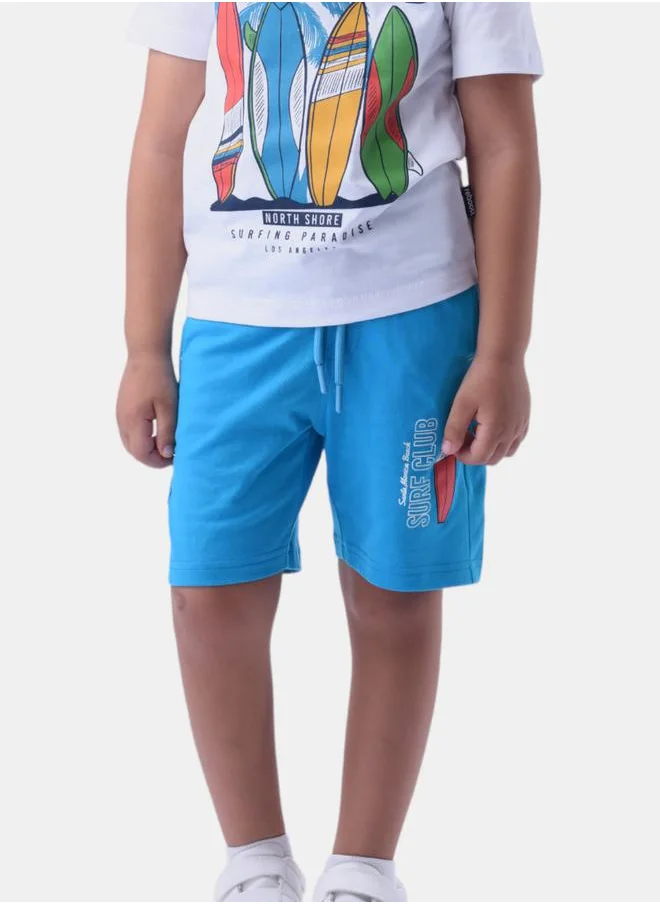 ورباسي Surf Club Graphic T-Shirt & Shorts Set by Styli