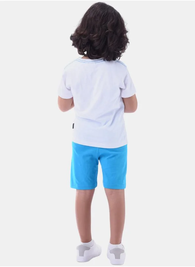 ورباسي Surf Club Graphic T-Shirt & Shorts Set by Styli