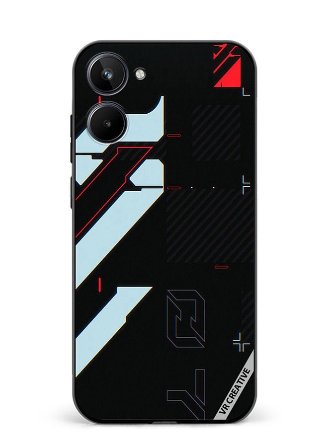 VR CREATIVE Protective Case Cover For Realme 10 Hoang Logo Design  Multicolour - Image 1