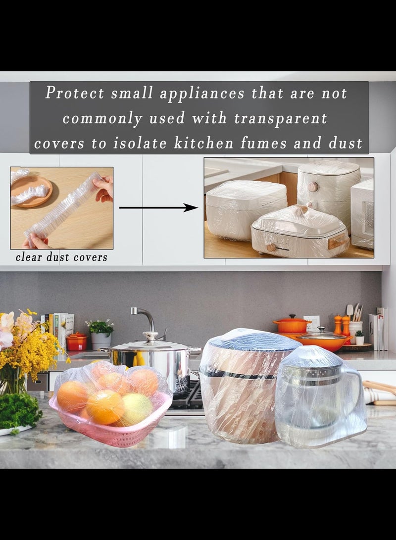 Beauenty 30Pcs Kitchen Small Appliance Dust Covers,Disposable Thickened Plastic Dust Cover for Air Fryer,Blender,Coffee Maker,Pressure Cooker  Slow Cooker - Image 3