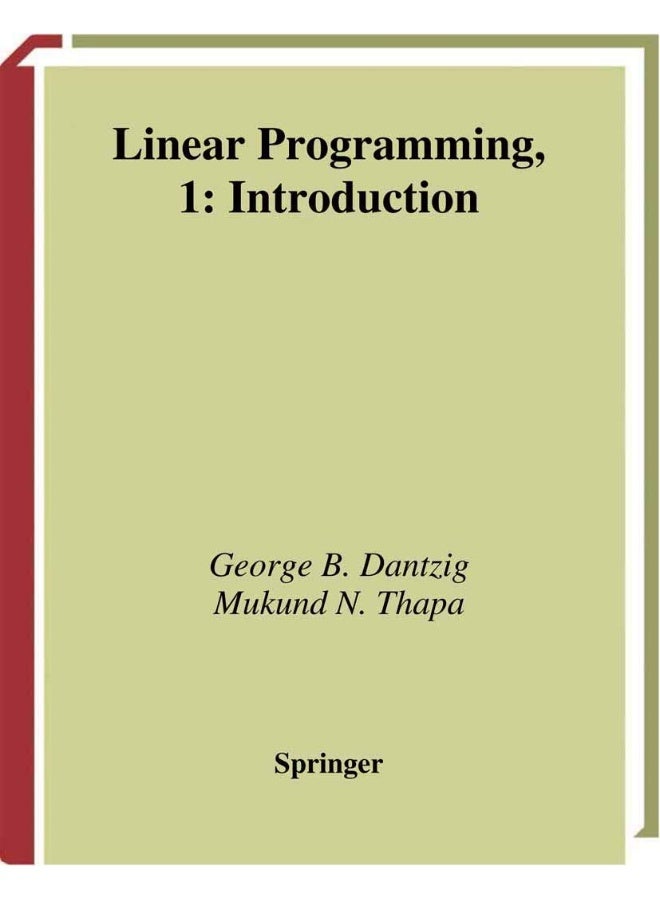 Linear Programming 1: Introduction