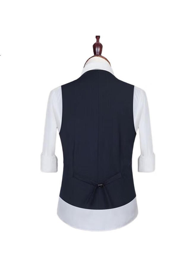 ROMON Suit Vest For Men, Slim Fit, Business Professional Work Attire, Wedding Groom Waistcoat, Vest, Suit Jacket, Men'S Clothing - Image 3