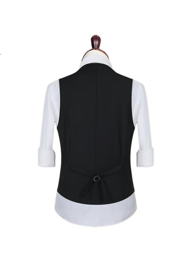 ROMON Suit Vest For Men, Slim Fit, Business Professional Work Attire, Wedding Groom Waistcoat, Vest, Suit Jacket, Men'S Clothing - Image 1