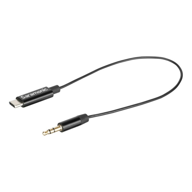 Saramonic SR-C2001 3.5mm TRS Male to USB-C Stereo or Mono Microphone & Audio Adapter Cable to Record into iPhone 15, Android Mobile Devices, Computers, new iPad & More - Image 5