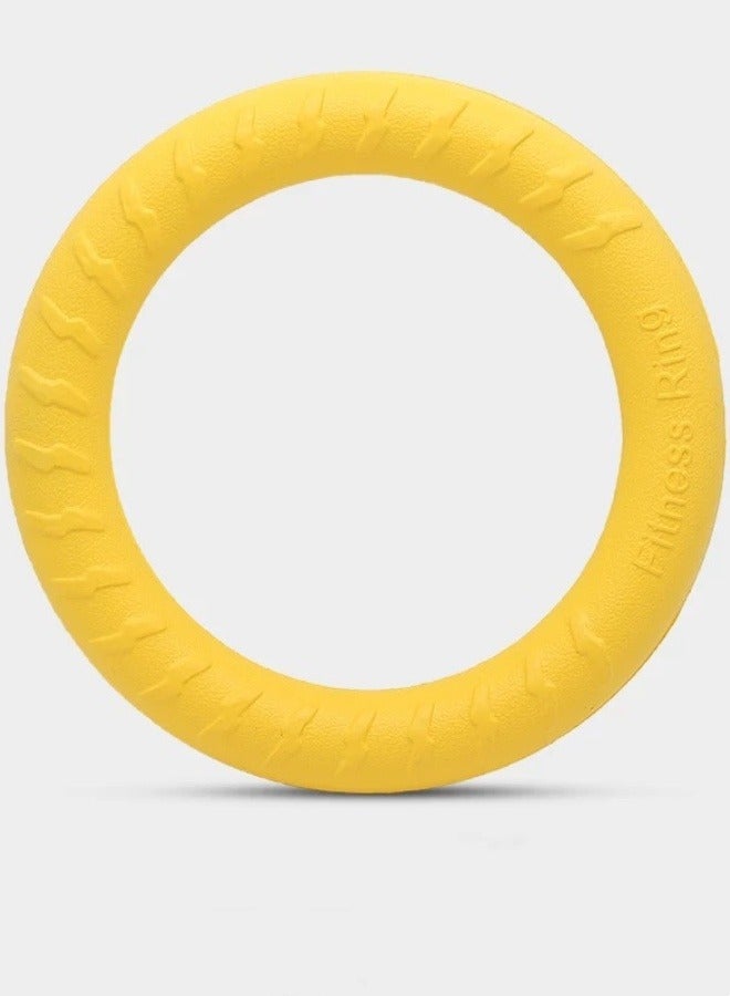 Soft Quality YellowSpherical Pet Flying Disc Silicone Toy for Floating Fun & Training Toss Non-Slip Frisbee for Dogs - Image 2