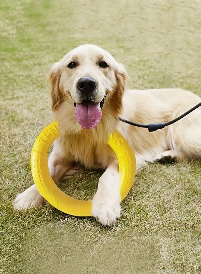 Soft Quality YellowSpherical Pet Flying Disc Silicone Toy for Floating Fun & Training Toss Non-Slip Frisbee for Dogs - Image 4