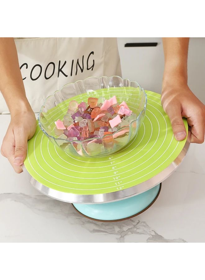 Purple Silicone Baking Mat With Measurements For Cake Decorating Non Stick Heat Resistant - Image 4