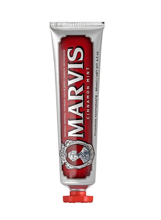 مارفيس معجون أسنان مارفيس القرفة النعناع 85 مل، تنظيف الأسنان واللثة، منع تسوس الأسنان، طازجة طويلة الأمد - Image 2