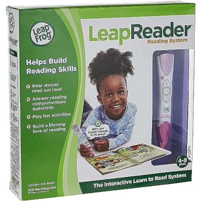 LEAPREADER READING AND WRITING SYSTEM, PINK, EDUCATIONAL TOY FOR TODDLERS AND PRESCHOOLERS, TEACHES PHONICS, EARLY READING, AND WRITING SKILLS, IDEAL FOR KIDS AGED 4+ - Image 1