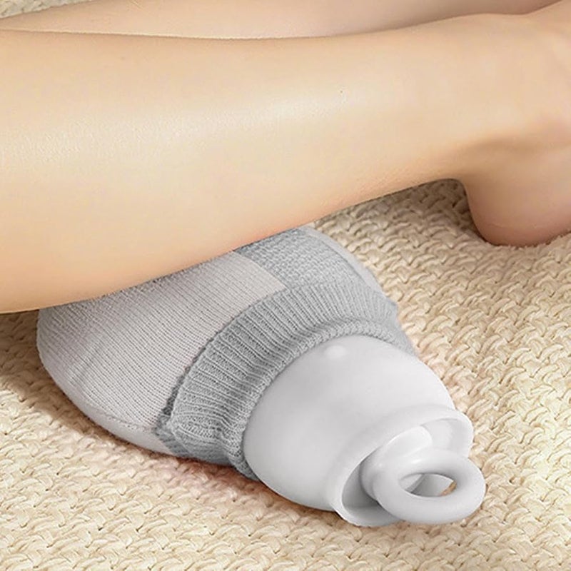 White Silicone Hot Water Bag Snowman Warmer Soft Cover for Cold Weather Relief Reusable Heat Bag for Women Home Office Travel Christmas Gift - Image 4