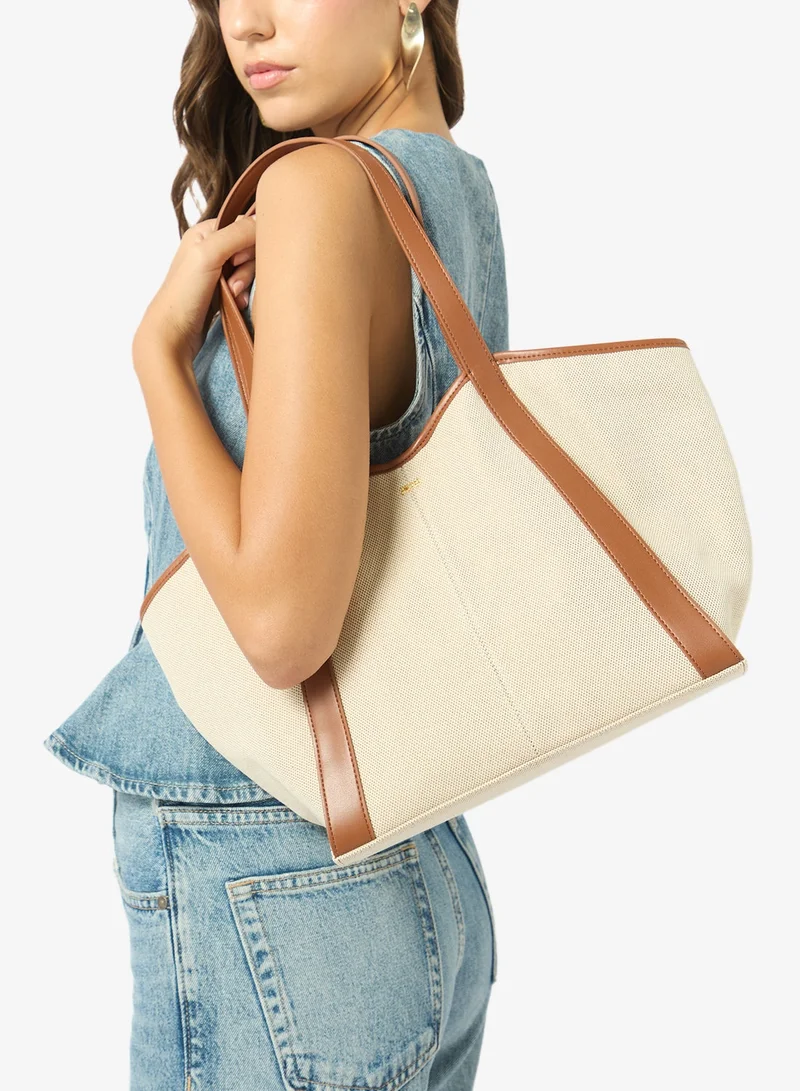 JW PEI Kiana Canvas Large Capacity Tote Bag