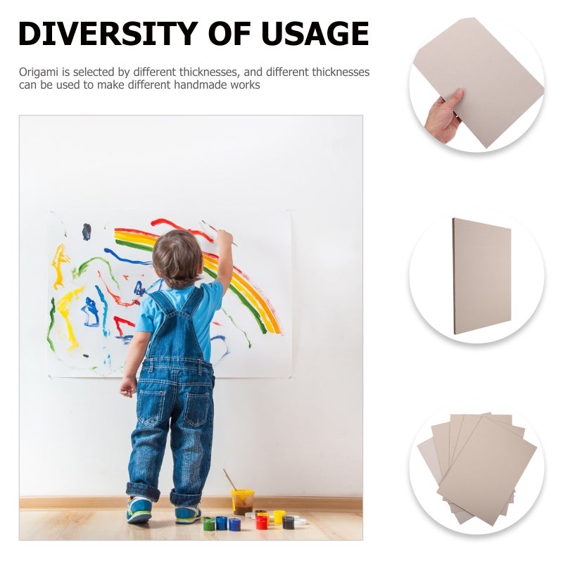 5pcs DIY A3 Size Paperboard Blank Paperboard Thickened Double Sided Paperboard - Image 3