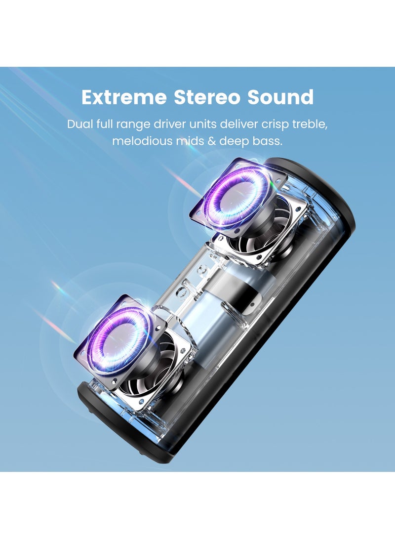 Sounarc Sounarc P4 20W Portable Cylindrical Speaker with 20W Stereo Sound, Various Lightning Model, 3000 man Battery & more  - Image 3