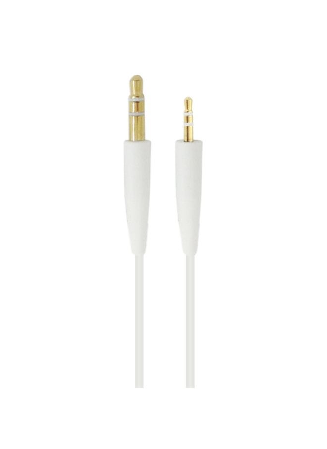 BURAQ ZS0138 3.5mm to 2.5mm Headphone Audio Cable for BOSE SoundTrue QC35 QC25 OE2(White)  - Image 1