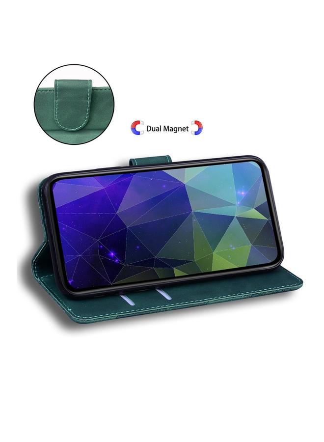 زبون جراب هاتف Honor X9c من الجلد الطبيعي بلون نقي - Image 5