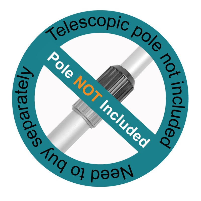 POOLWHALE Professional Pool Skimmer Net, Heavy Duty Swimming Leaf Rake Cleaning Tool with Deep Fine Nylon Mesh Net Bag - Fast Cleaning,Easy Scoop Edge,Debris Pickup Removal (No Pole) - Image 2