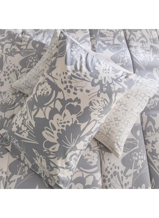 Home Box Aurora Heya 3-Piece Printed Cotton Twin Comforter Set 220 x 160 cm