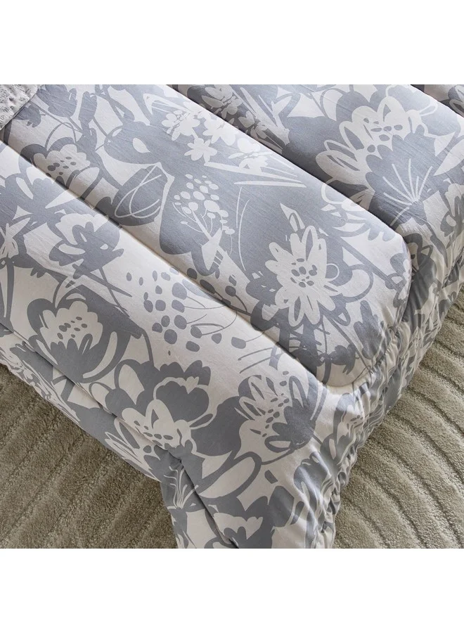 Home Box Aurora Heya 3-Piece Printed Cotton Twin Comforter Set 220 x 160 cm