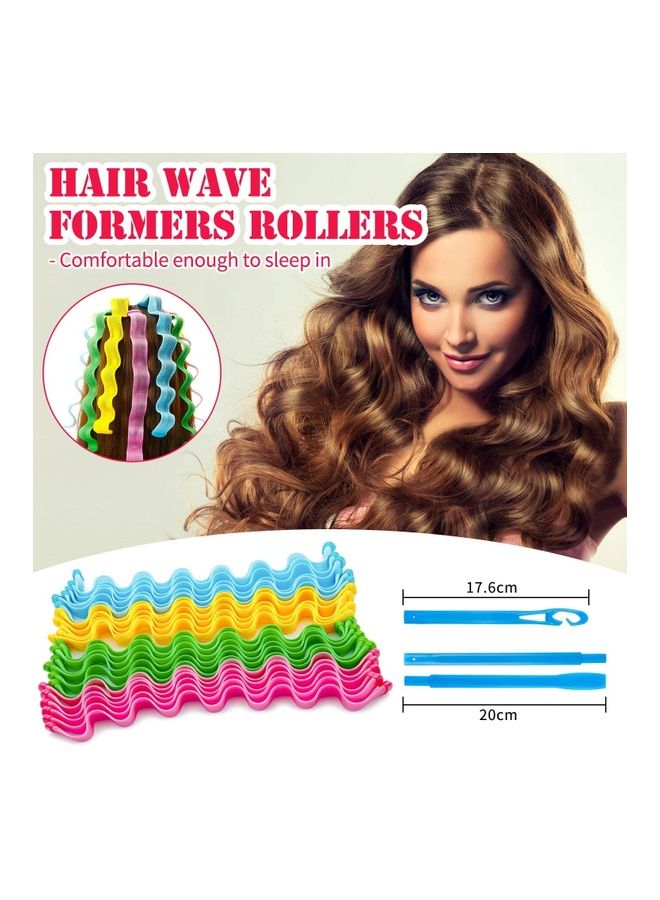 NIBEMINENT 30-Piece Hair Curler Styling Kit Multicolour - Image 5