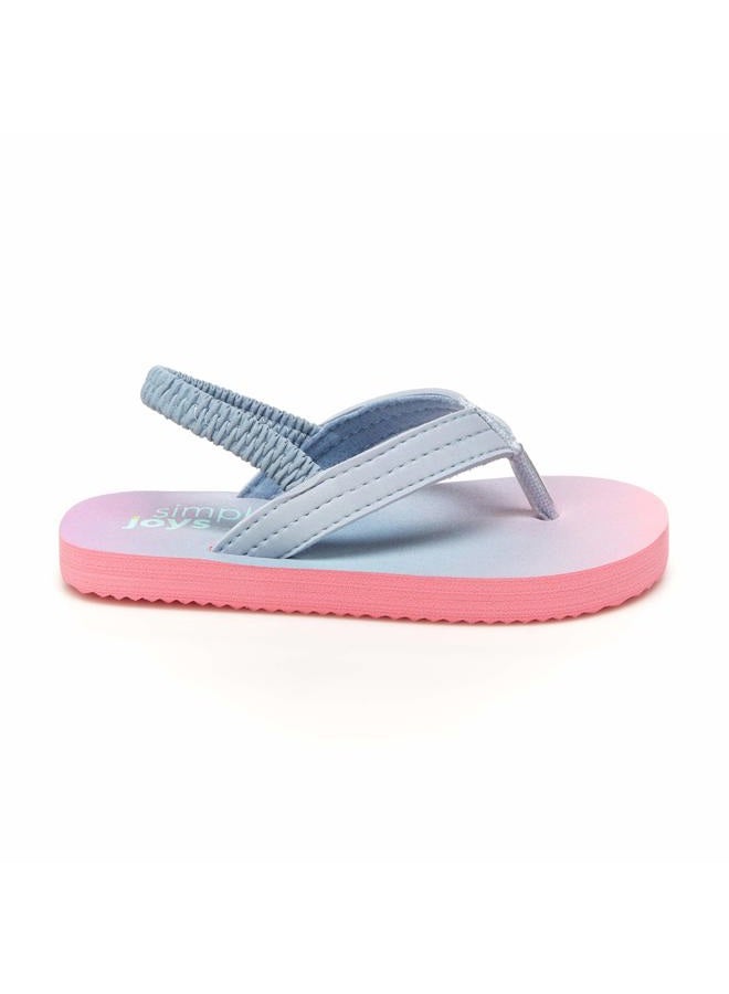 Simple Joys by Carter's Girls Kimmie Nora Jelly Set Sandal, Pink/Purple Shine, 5 Toddler - Image 3