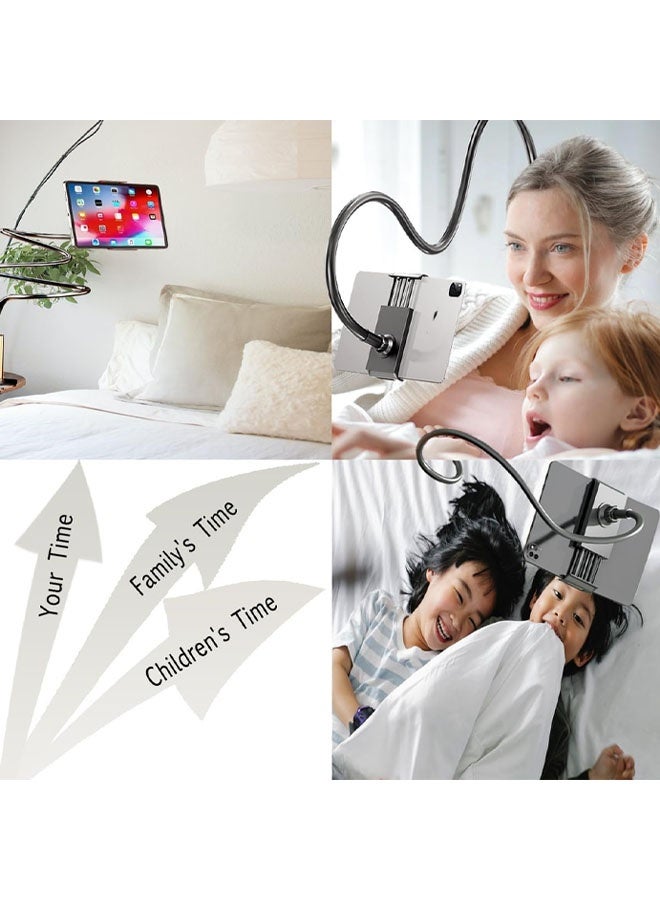 حامل هاتف مرن قابل للتعديل، يُثبت على السرير، متوافق مع إطار السرير والمكتب - Image 3