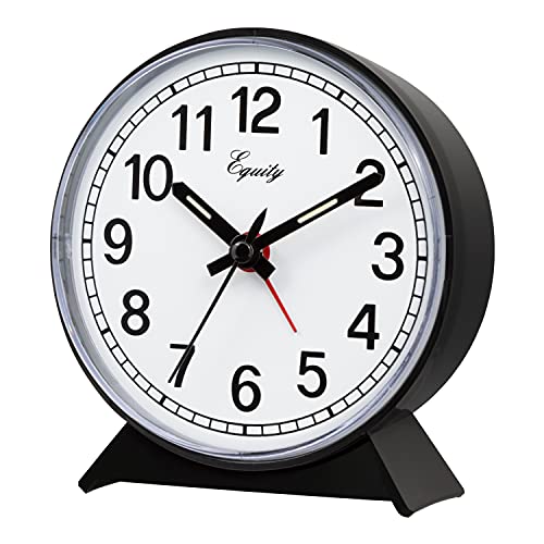 La Crosse Technology Equity 14075 Black Analog Wind-Up Alarm Clock - Image 4