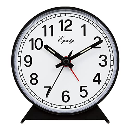 La Crosse Technology Equity 14075 Black Analog Wind-Up Alarm Clock - Image 1