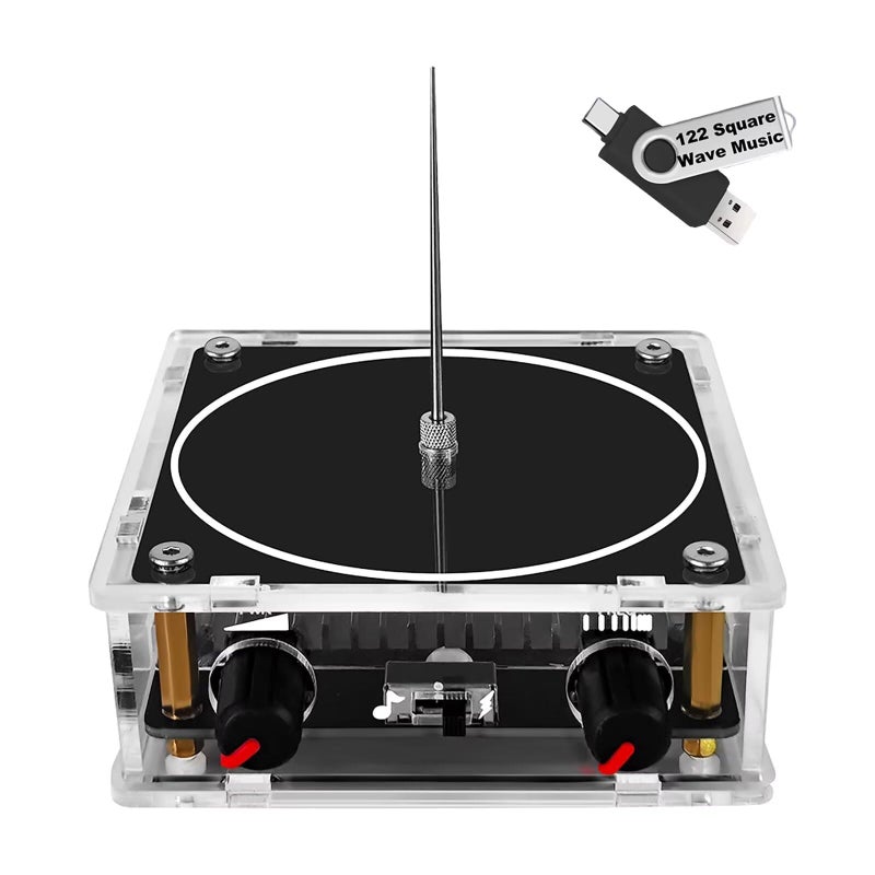 Yoqanr Bluetooth Music Tesla Coil 397 Solid State Coil Kit Touchable Artificial Lightning Electric Power Wireless Transmission Model Arc Plasma Loudspeaker Science Experiment Tool Desktop Ornament - Image 3
