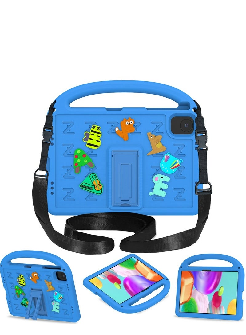 Children's Protective Case for Infinix Xpad 11 Inch X1101( 2024), shockproof cover with shoulder strap bracket - Image 1