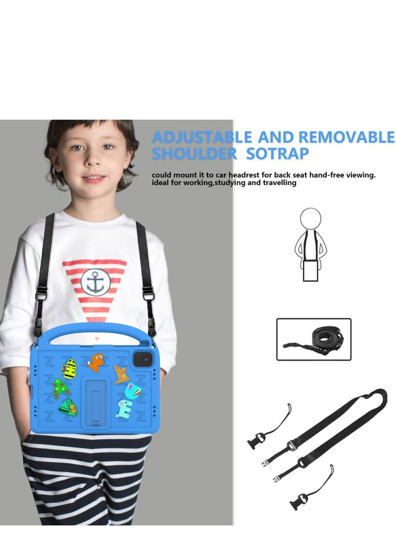 Children's Protective Case for Infinix Xpad 11 Inch X1101( 2024), shockproof cover with shoulder strap bracket - Image 4