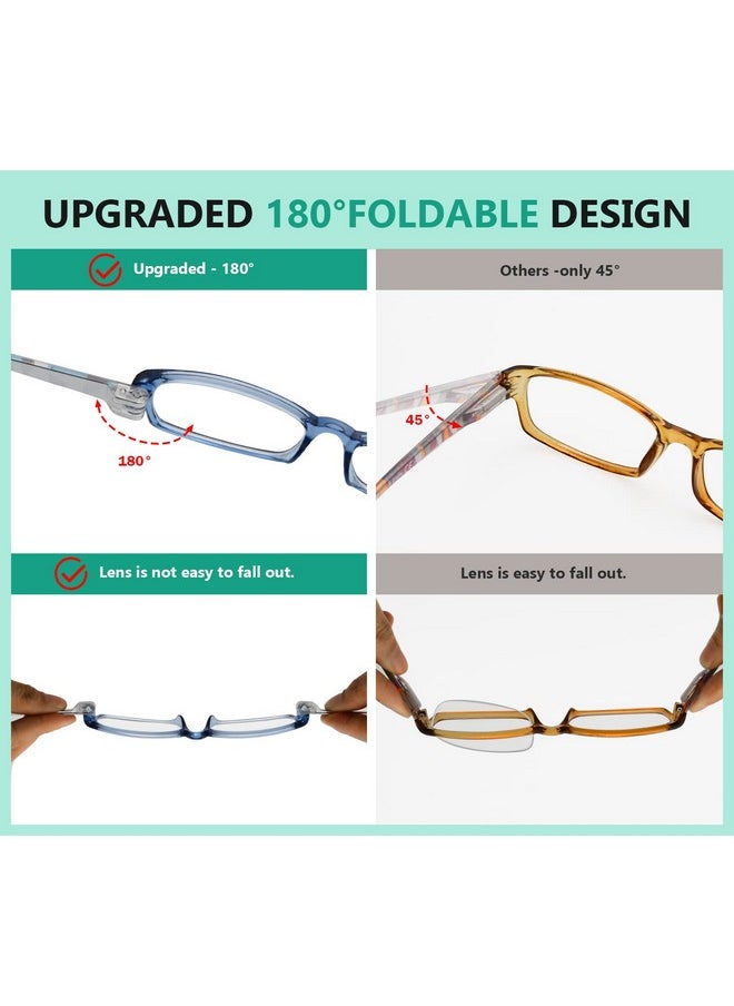 Eyekepper - 5Packs Metalless Design Reading Glasses For Women Screwless Spring Hinges Ladies Readers +2.5 - Image 1