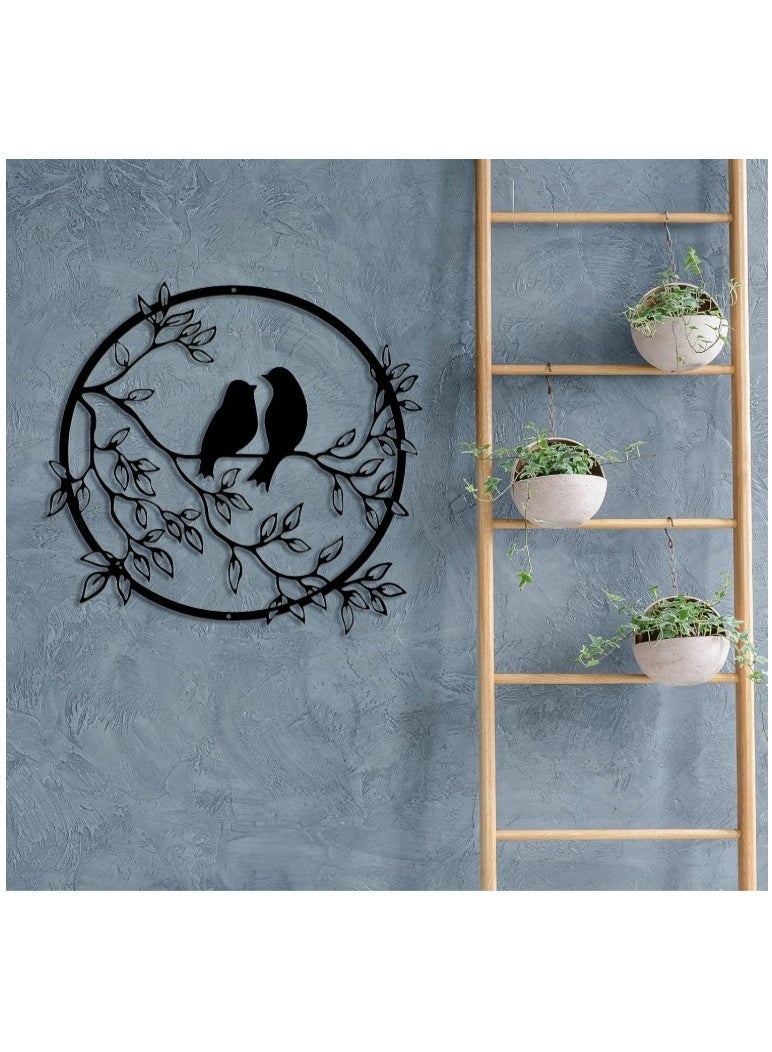 MaxGuard Metal Bird Wall Art Silhouette Tree Branch Home Decor Living Room Office Bedroom Black Decor - Image 5