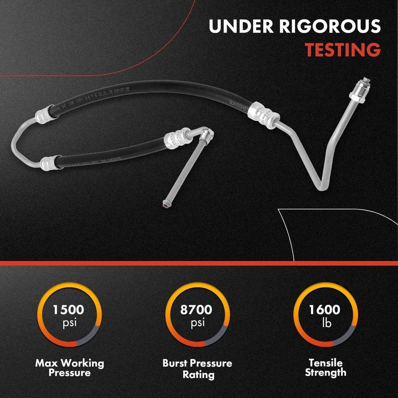 A-Premium Power Steering Hose Pressure Line Assembly for Jeep Grand Cherokee and Commander - Image 2