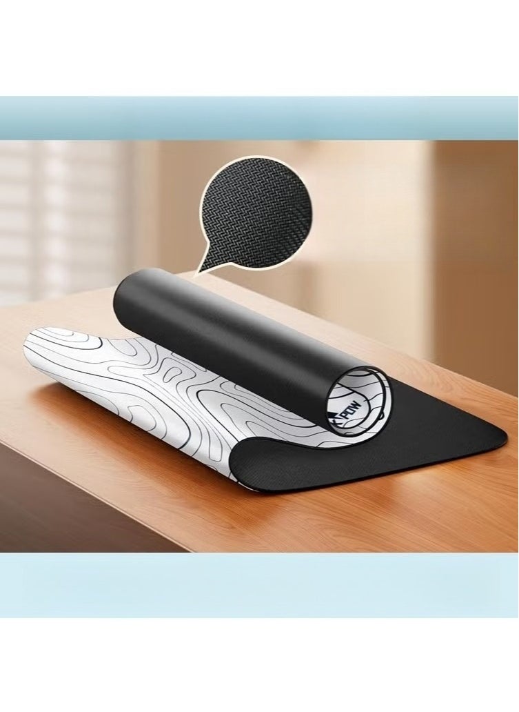 Rock Pow - Gaming Laptop Mouse Pad Gaming Mouse Pad Big Desk Pads PC Keyboard Non-Slip 800 * 300 * 3mm Thicker Supper Rubber Table Mat Mouse Pads Edges Design for mouse and keyboard,gaming home and working office - Image 1