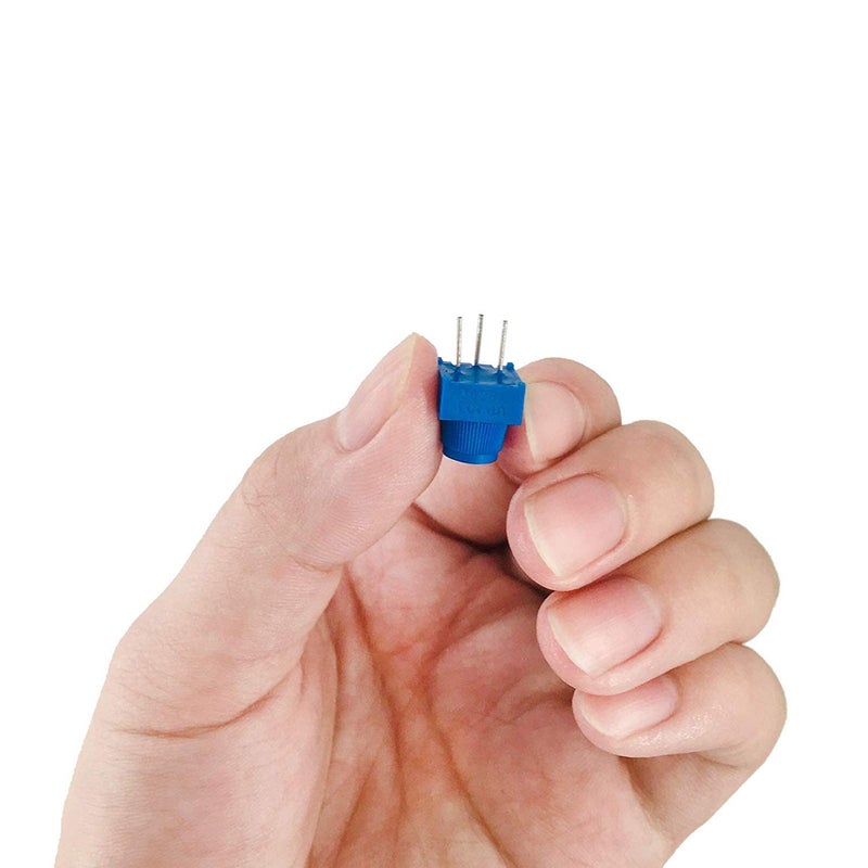 MCIGICM (10 Pcs) 10K Ohm Breadboard Trim Potentiometer kit with Knob for Arduino - Image 3