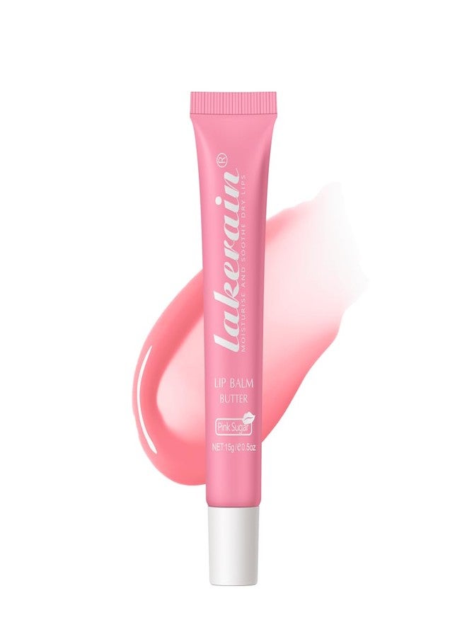 BAISEN DIARY Lip Butter Balm - Ultra-Hydrating, Nourishing Lip Care with Natural Ingredients, Shea Butter & Olive Oil, Soothes & Softens Dry Lips (#6 Pink Sugar, 1 - Image 1
